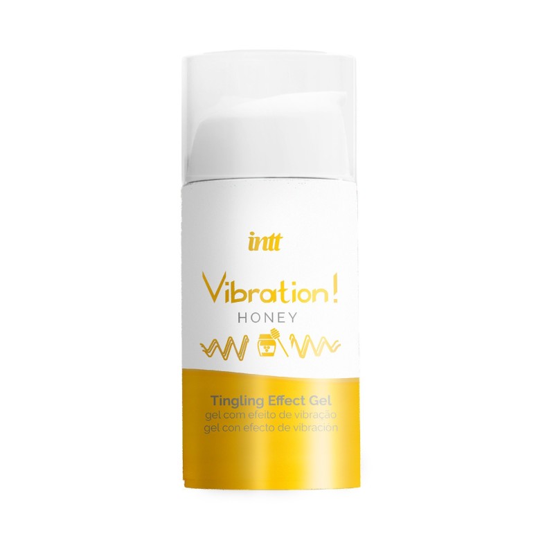 Gel Com Vibração Vibration Mel Intt 15Ml