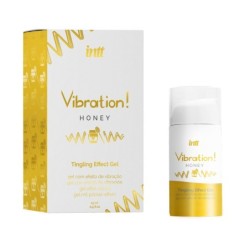 Gel Com Vibração Vibration Mel Intt 15Ml