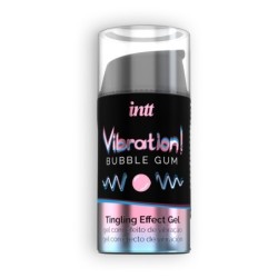 Gel Con Vibración Vibration Chicle Intt 15Ml