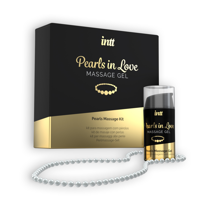 Gyöngyös Masszázsgél Nyaklánccal Pearls In Love Intt 15Ml
