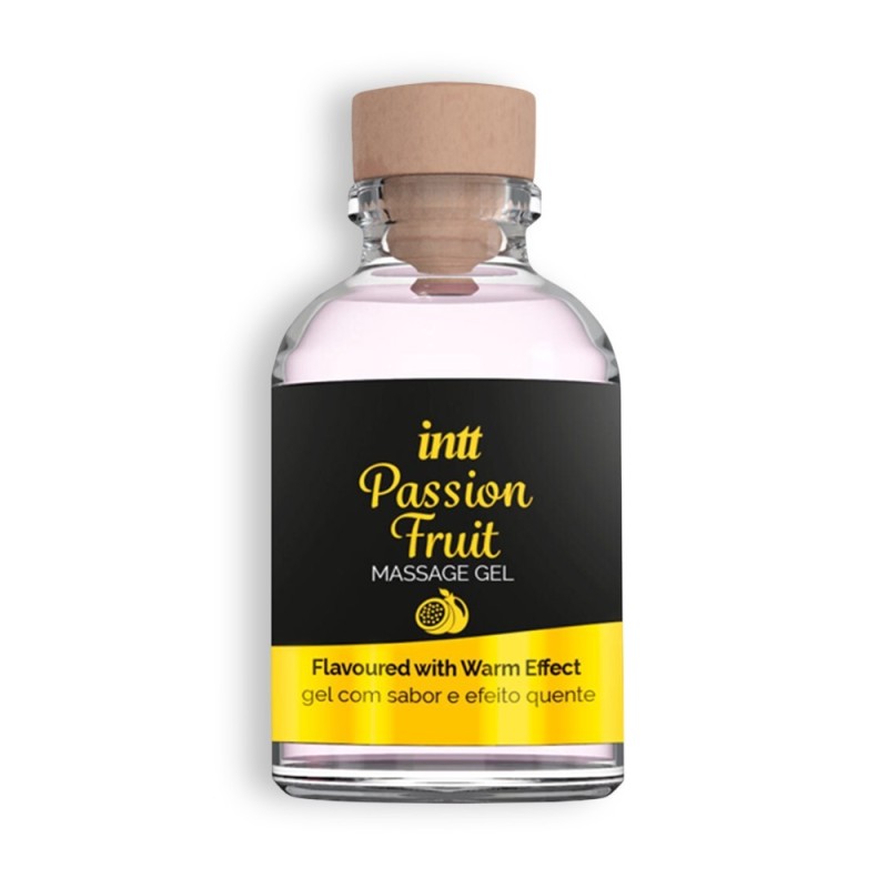 Gel de Massage Comestible Goût Fruit de la Passion Intt 30Ml