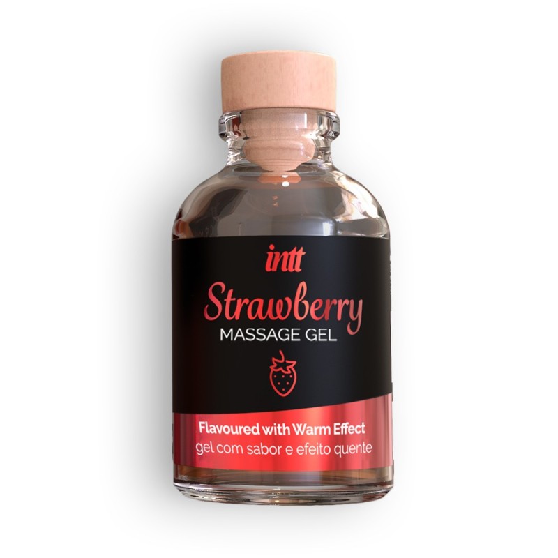 Gel de Massagem Com Sabor a Morango Intt 30ml