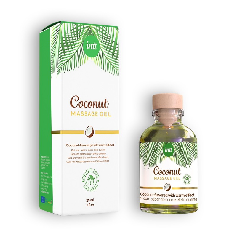 Vegan Coconut skonio masažo gelis Intt 30ml