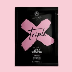 Gel Estimulante Triple X Unisex Secret Play 2Ml