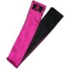 Ögonbindel i satin, vändbar, rosa/svart