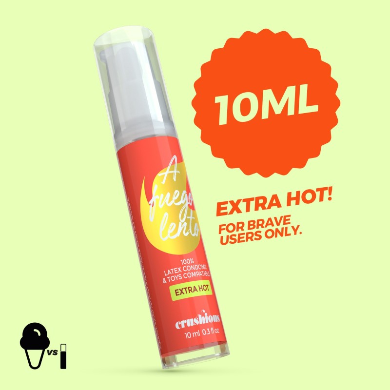 Crushious 10Ml Varmeeffekt Glidemiddel Gel Langsomt Brændende