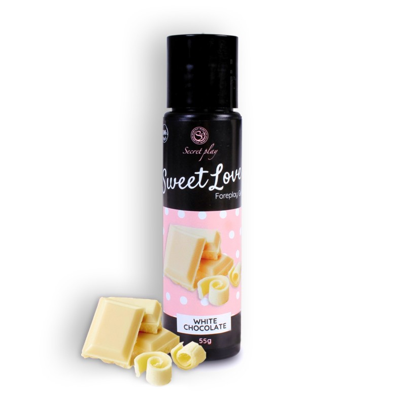 Gel Lubrifiant Au Goût De Chocolat Blanc Sweet Love Secret Play 60Ml