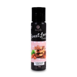 Gel Lubricant Amb Gust De Xocolata I Avellanes Blanc Sweet Love Secret Play 60Ml