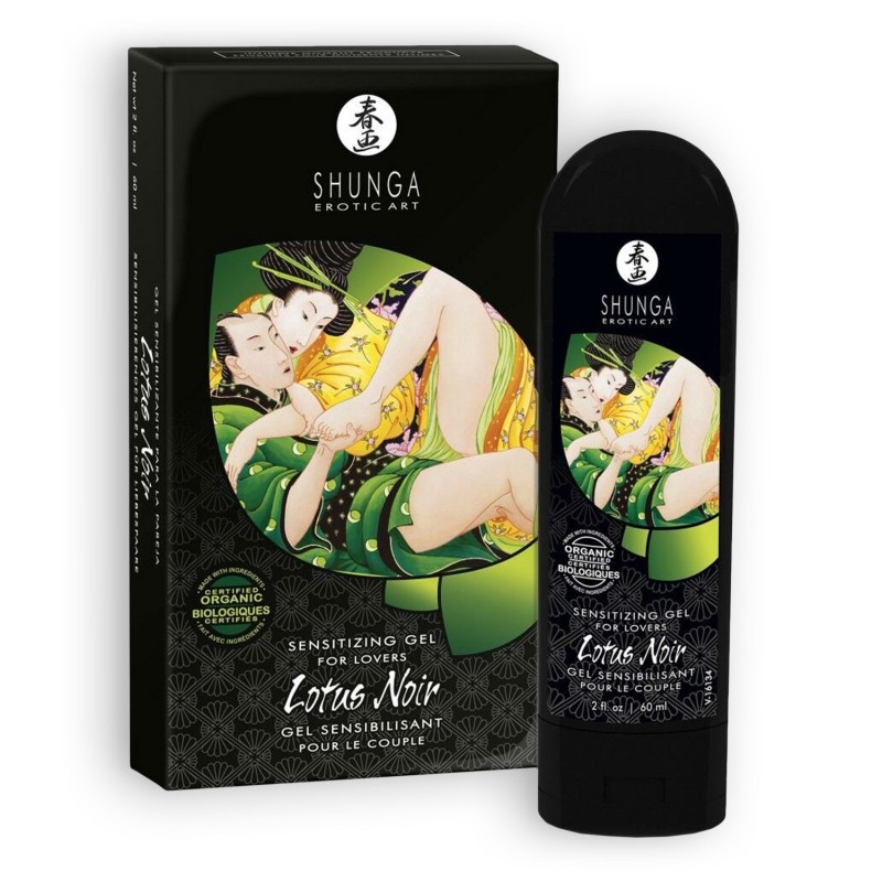 Shunga Lotus Noir 60Ml Érzékenyítő Gél Pároknak