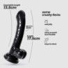 Hudini Analinis Dildo Želė Juodas Crushious