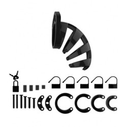 Klec na penis Man Cage 02 Černá