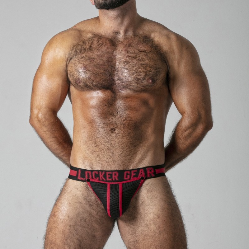 Jockstrap Full Access Locker Gear Piros 42 XL