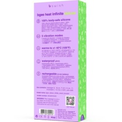 Bgee Heat Infinite Deluxe Vibrador Recarregable Silicona Lavanda