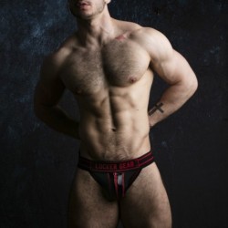 Jockstrap Massive Rude Locker Gear Rdeča 40 L