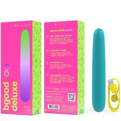 Bgood Infinite Deluxe Genopladelig Vibrator Silikone Blå