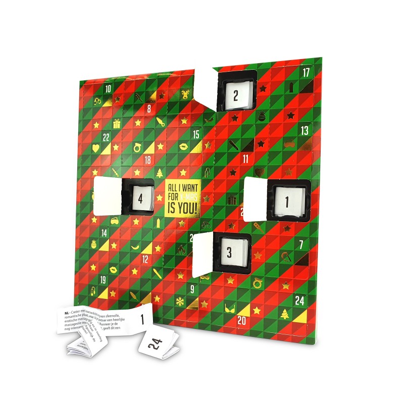 Juego Erotic Advent Calendar Nl-De-En-Fr-Es-It-Pl-Ru-Se-No