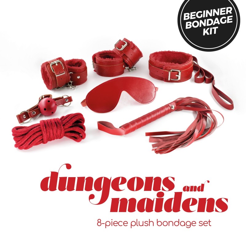 Σετ Bdsm Dungeons & Maidens Κόκκινο Crushious