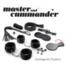 Kit Bondage Master & Cummander Com 11 Peças Crushious