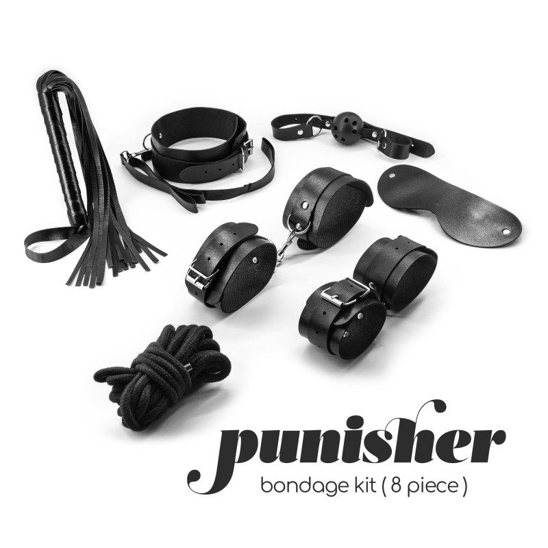 Bondage Punisher Kit s 8 díly Crushious
