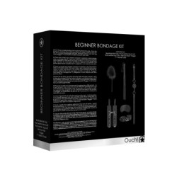 Súprava pre začiatočníkov Bondage Kit Ouch! Čierna