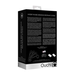 Комплект за Ограничаване Under The Bed Binding Restraint Kit Ouch! Черен