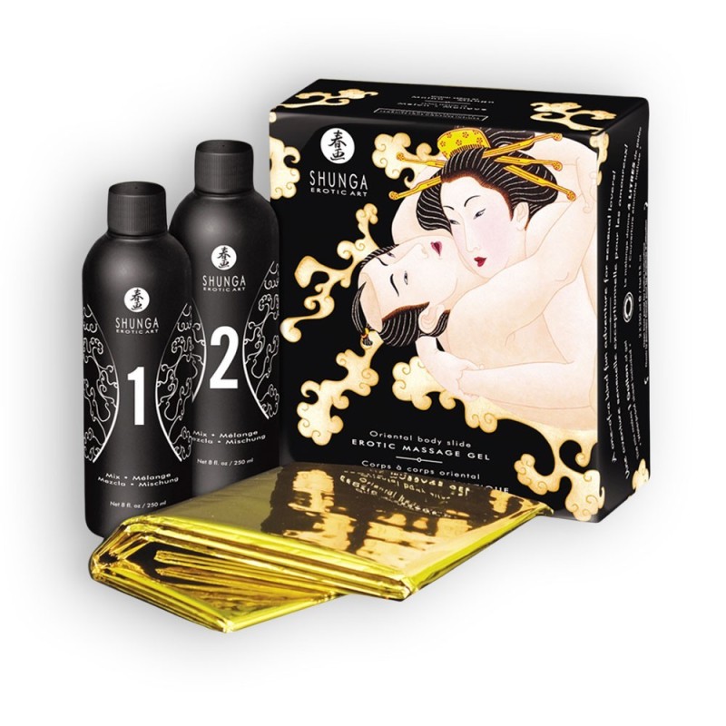 Kit d'Huiles de Massage Shunga Melon