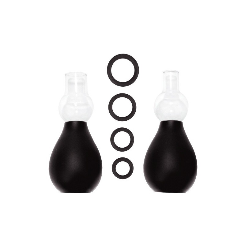 Nippel Erector Set Schwarz Saugnapf-Kit