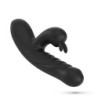 Lapin Vibrator Hase Wiederaufladbar mit Stoßfunktion Schwarz Crushious