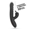 Lapin Rechargeable Rabbit Vibrator With Thrust - Black Crushious