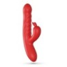 Lapin Rechargeable Rabbit Vibrator With Thrust - Red Crushious