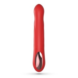 Lapin Rechargeable Rabbit Vibrator With Thrust - Red Crushious