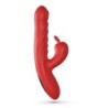 Lapin Rechargeable Rabbit Vibrator With Thrust - Red Crushious