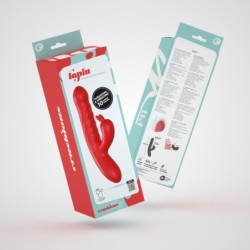 Lapin Rechargeable Rabbit Vibrator With Thrust - Red Crushious