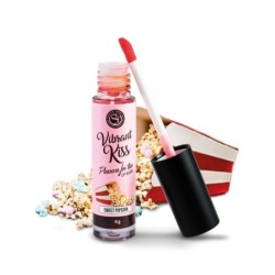 Lipgloss med Sød Popcornsmag Vibrant Kiss 6Gr