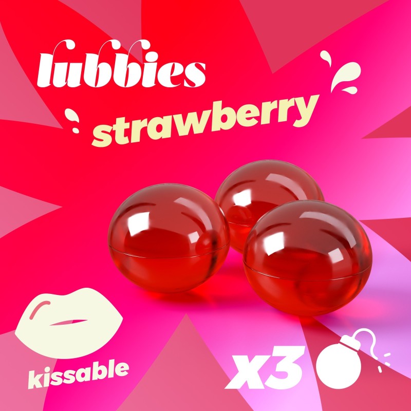 Lubbies Sfere di Olio Baciabili Fragola Crushious