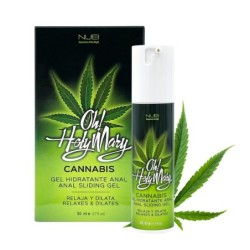 Analytický lubrikant s kanabisom Oh! Holy Mary Cannabis Anal Gel Nuei 50ml