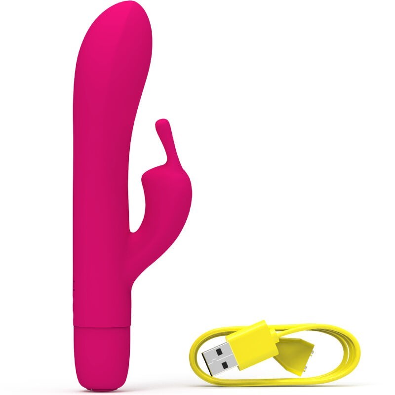 Vibromasseur Rechargeable en Silicone Rose Bwild Bunny Infinite Classic