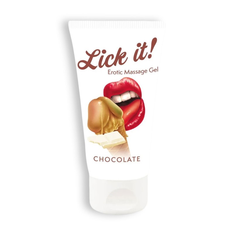 Bespeichelbares Gleitmittel Lick-It Weiße Schokolade 50ml