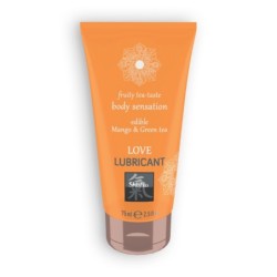 Смазка за целувки Love Fruity Tea С вкус на зелен чай и манго Shiatsu? 75мл
