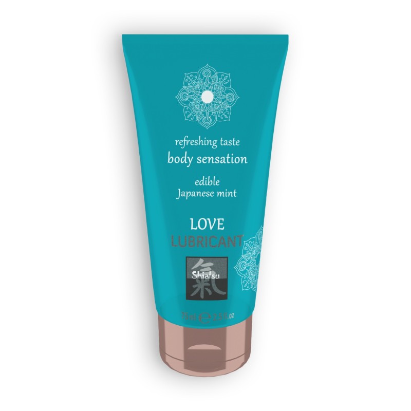 Lubricante Besable Love Lubricant Con Sabor A Menta Japonesa Shiatsu? 75Ml