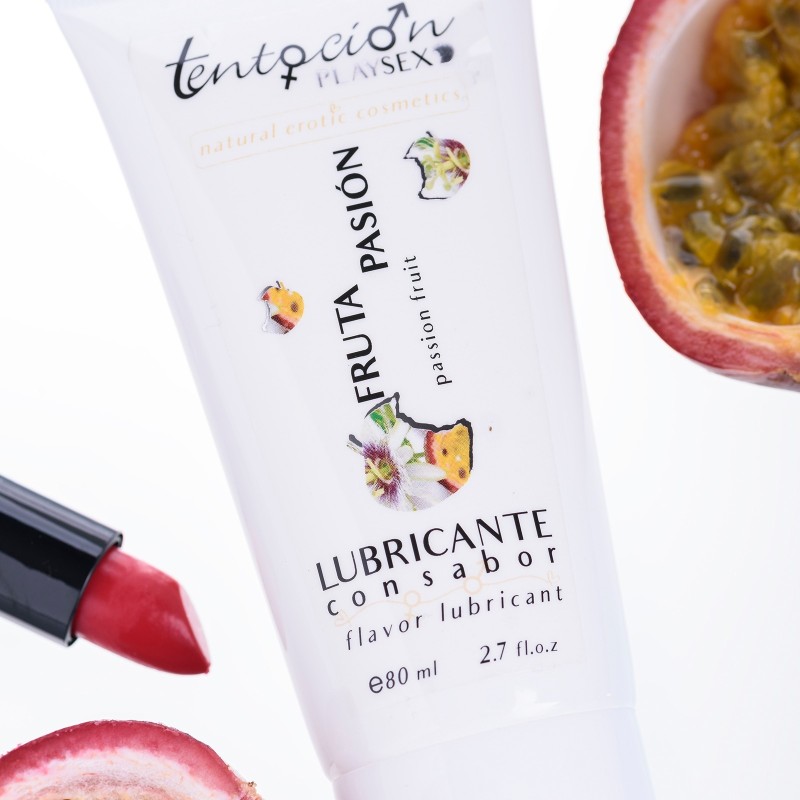 Passion Fruit Flavour Lube 80ml Play Sex Temptation Passion Fruit Flavour Lube 80ml Play Sex Temptation