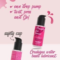 Glijmiddel met Aardbeiensmaak 50 ml Crushious