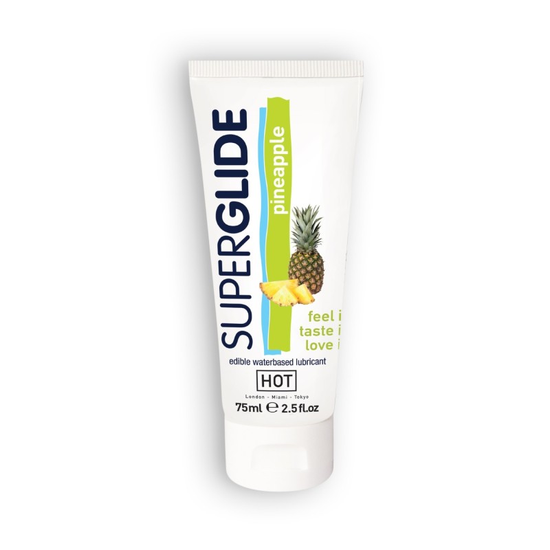 Valgomasis lubrikantas Hot? Superglide Ananasų skonio 75ml