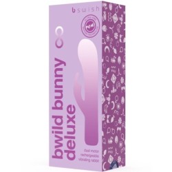 Bwild Bunny Infinite Deluxe Rabbit Vibrator 10 Vibrationer Lilla