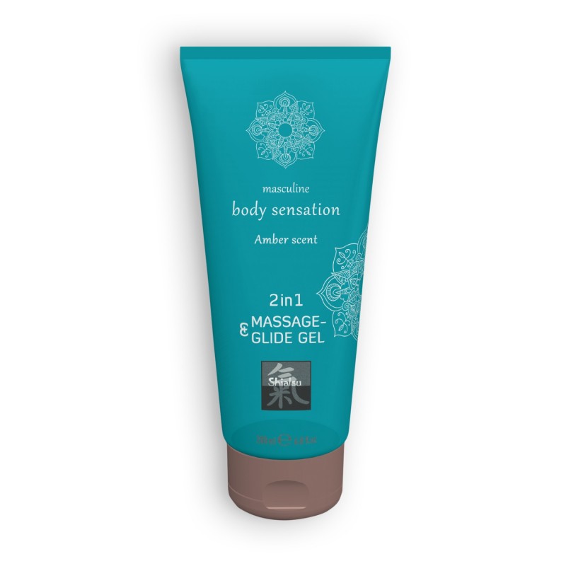Liukuvoide ja hierontageeli 2 in 1 Ambar Shiatsu? 200 ml