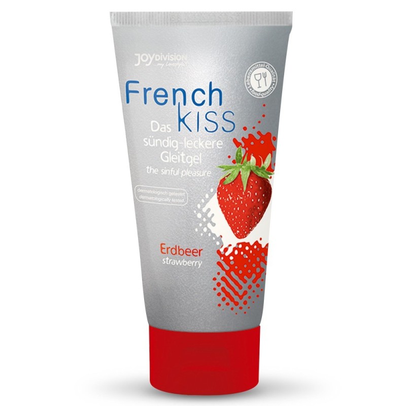 Lubrikant Frenchkiss Jordbær 75Ml Lubrikant Frenchkiss Jordbær 75Ml