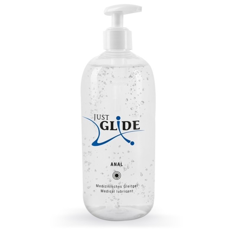 Vattenbaserat glidmedel för analt bruk 500ml Just Glide