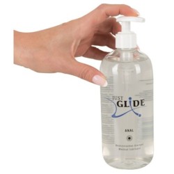 Vattenbaserat glidmedel för analt bruk 500ml Just Glide
