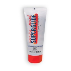 Lubricante De Base Acuosa Con Efecto Calor Warming Anal Superglide Hot? 100Ml