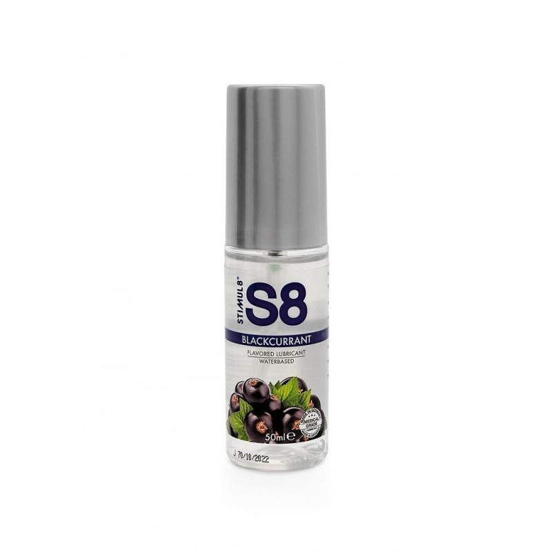 Lubrificante À Base De Água Com Sabor A Groselha Negra S8 Stimul8 50Ml